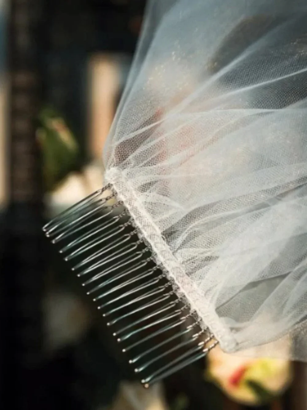 Satin Trim Cathedral Long Wedding Veil